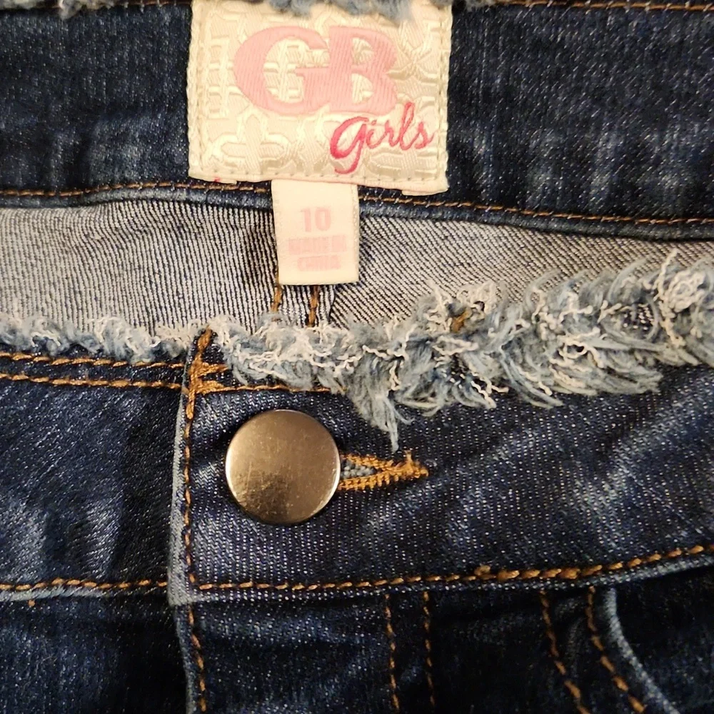 GB Girls Bell Bottom Jeans - Picture 4 of 5